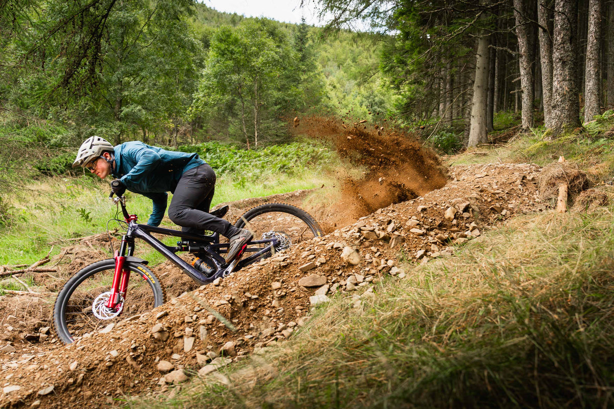 Zack riding his Ibis Ripmo