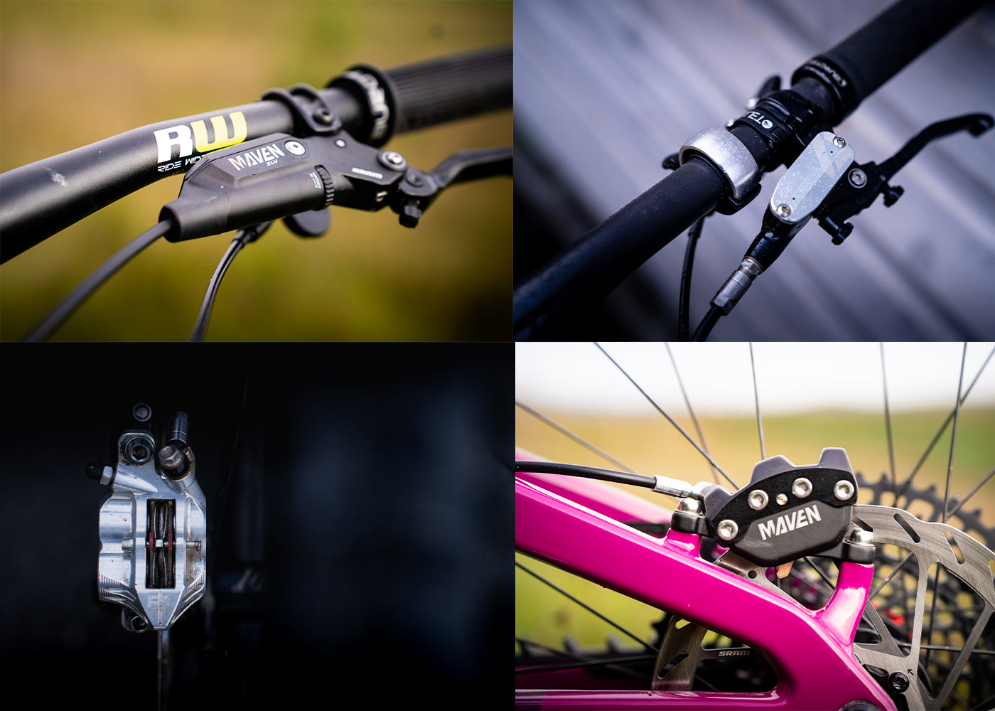 Hope Tech 4 and SRAM Maven brakes