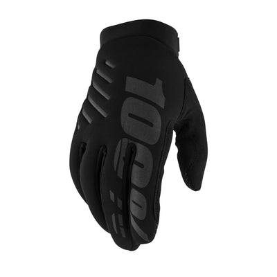 100% Brisker Cold Weather Glove in Black at Tweed Valley Bikes