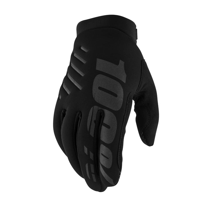 100% Brisker Cold Weather Glove in Black at Tweed Valley Bikes