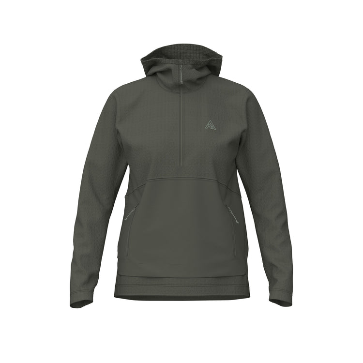 7mesh Womens Chilco Anorak in Dark Shadow front view