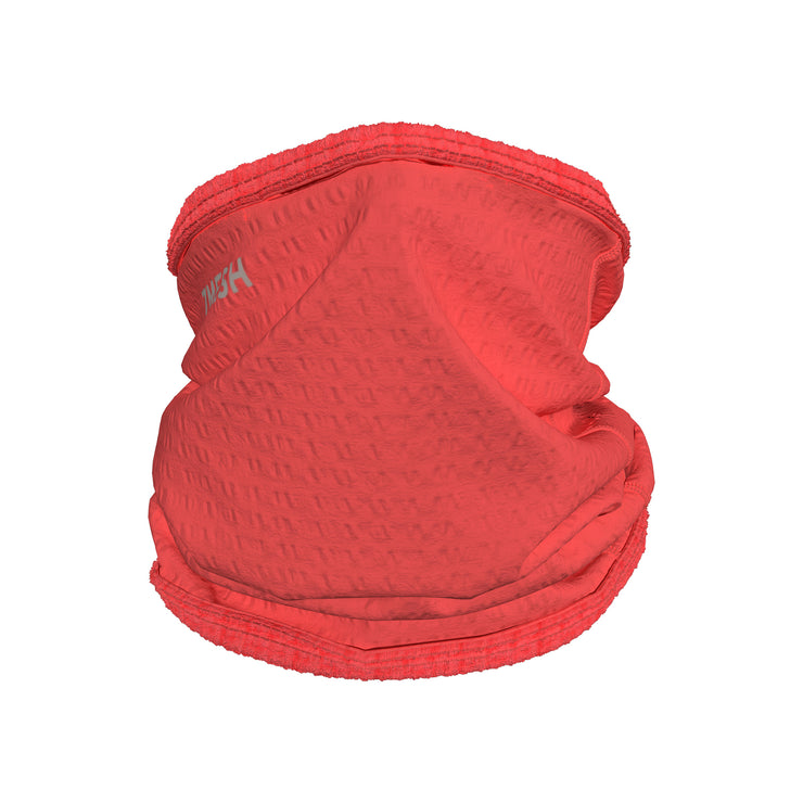 7mesh Chilco Neck Warmer in Hot Coral at Tweed Valley Bikes