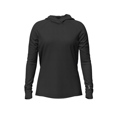 7mesh Desperado Women LS Hooded jersey in Black at Tweed Valley Bikes