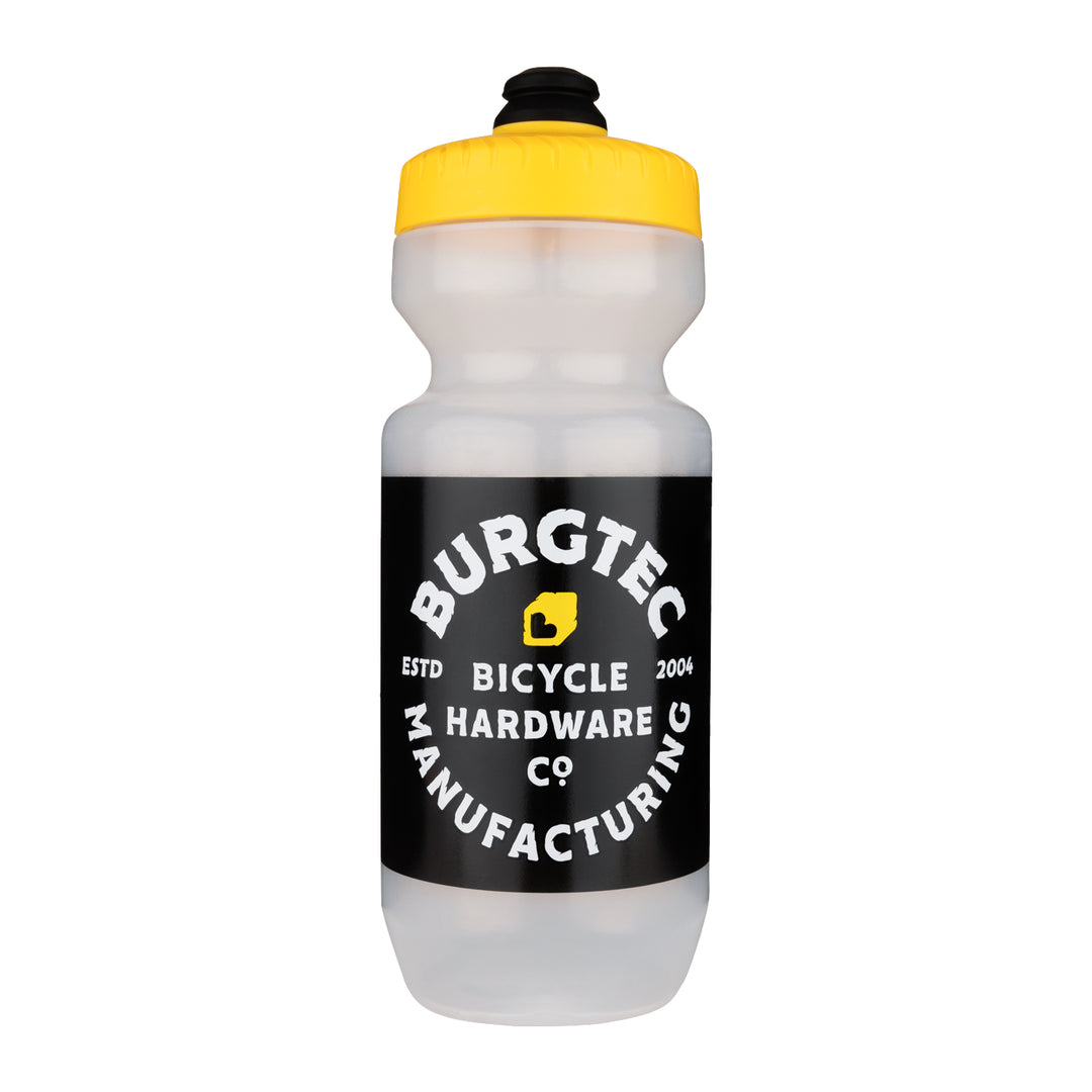 Burgtec Guzzle Water Bottle in Stamp at Tweed Valley Bikes