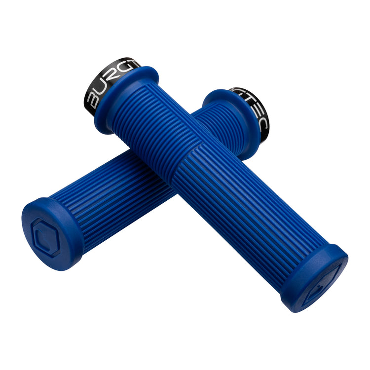 Burgtec Bartender Pro Josh Bryceland Signature Grip in Deep Blue at Tweed Valley Bikes