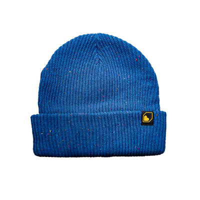 Burgtec Smugglers Beanie in Blue Speckle at Tweed Valley Bikes