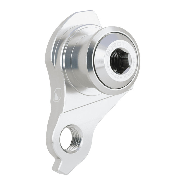 Burgtec UDH Hanger in Rhodium Silver at Tweed Valley Bikes