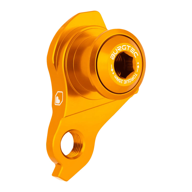 Burgtec UDH Hanger in Iron Bro Orange at Tweed Valley Bikes