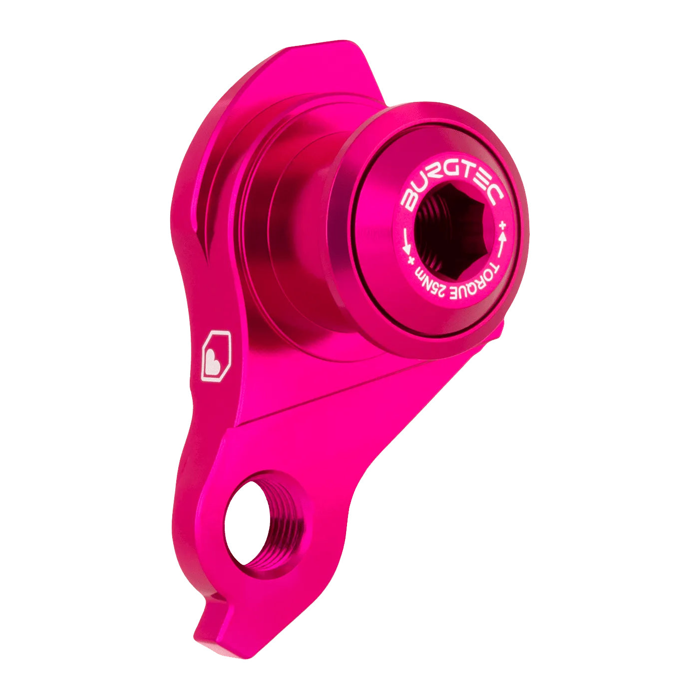 Burgtec UDH Hanger in Toxic Barbie at Tweed Valley Bikes