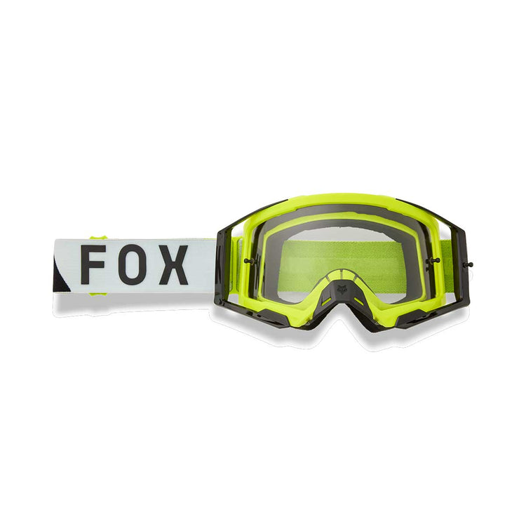 Fox Racing Airspace Tine Goggle in Smoke and Fluro Yellow