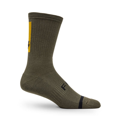 Fox Racing Defend Sock 8' in Military Green