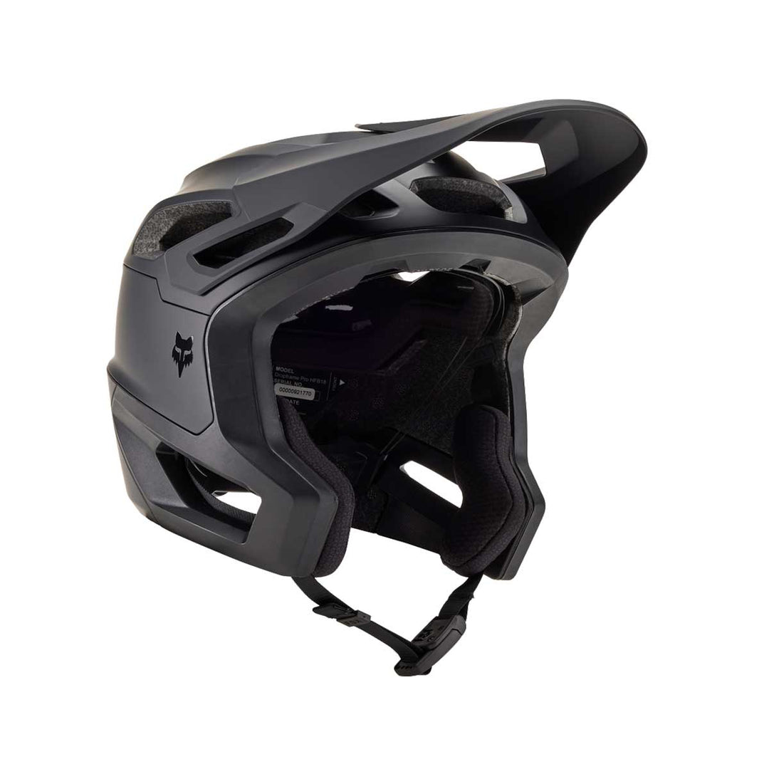 Fox Dropframe Pro Helmet in Black