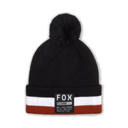 Fox Fracture Pom Beanie in Black at Tweed Valley Bikes