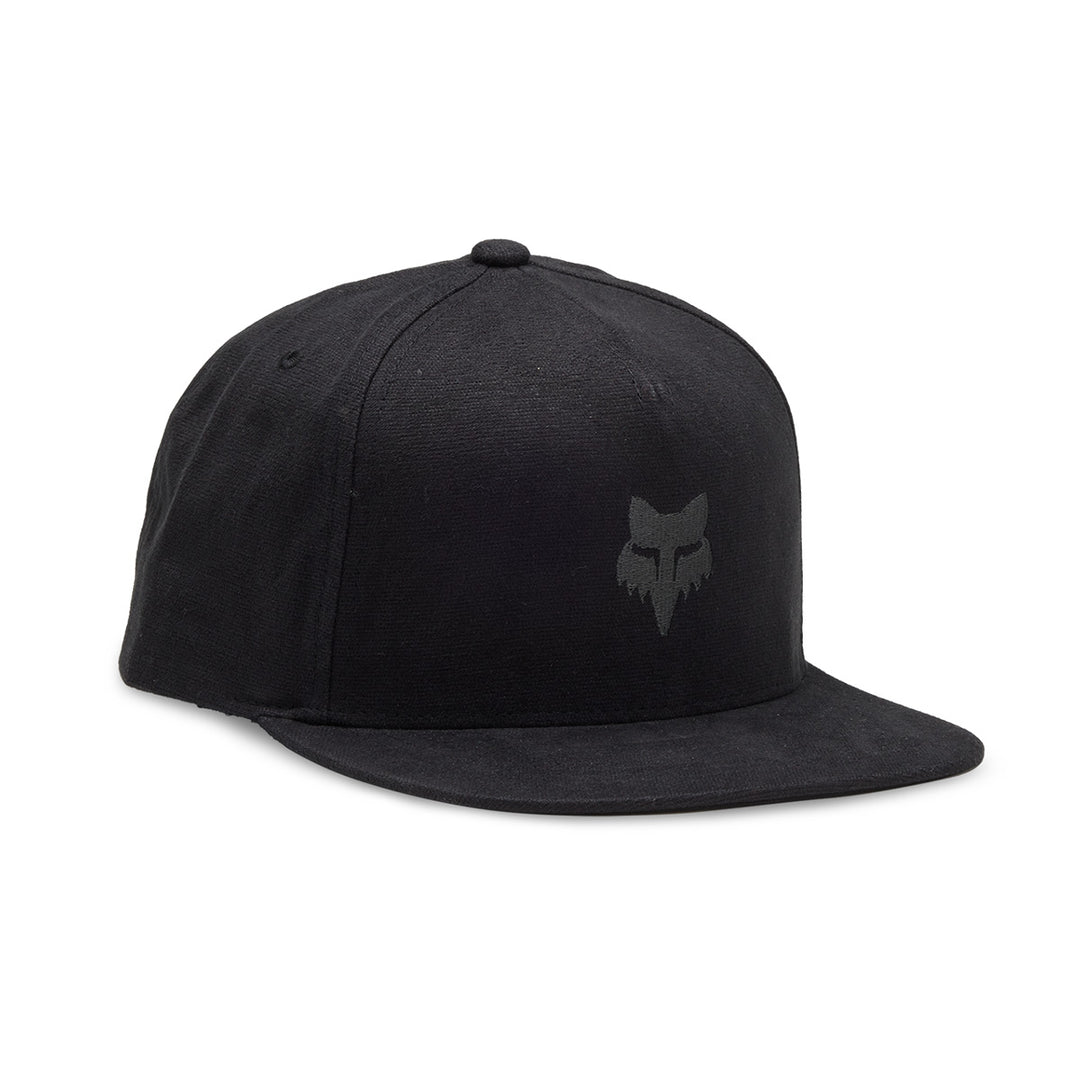 Fox Head Snapback Hat in Black and Charcoal at Tweed Valley Bikes