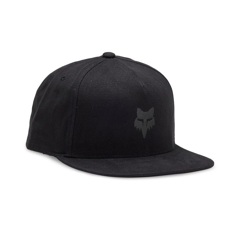 Fox Head Snapback Hat in Black and Charcoal at Tweed Valley Bikes