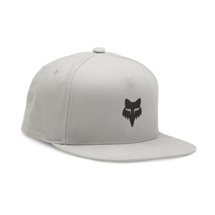 Fox Head Snapback Hat in Steel Grey at Tweed Valley Bikes