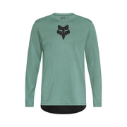 Fox Ranger LS Jersey Fox Head in Pine at Tweed Valley Bikes