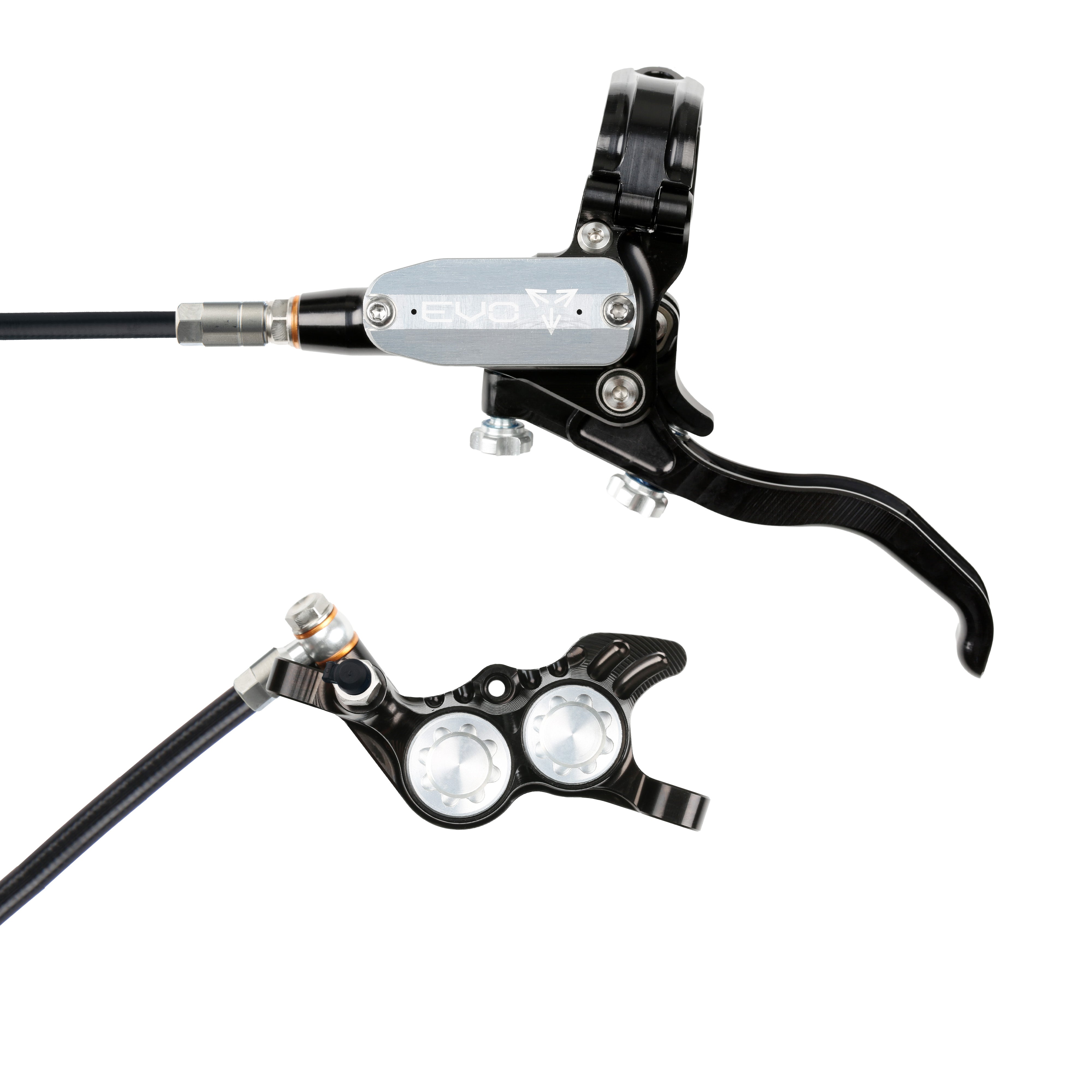 Hope Tech Evo GR4 in Black/Silver at Tweed Valley Bikes