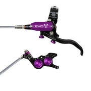 Hope Tech Evo GR4 with braided hose in Black/Purple at Tweed Valley Bikes