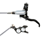 Hope Tech Evo GR4 with braided hose in Black/Silver at Tweed Valley Bikes