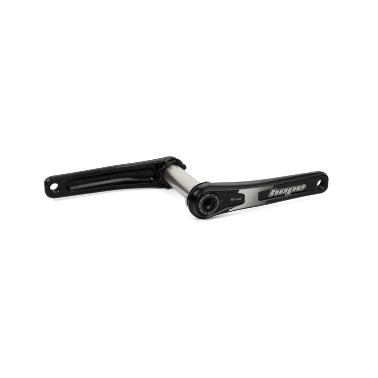 Hope EVO Crankset No Spider 73mm Wide Crank in Black at Tweed Valley Bikes
