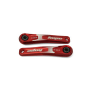Hope E-Bike Crankset - Standard Offset in Red at Tweed Valley Bikes