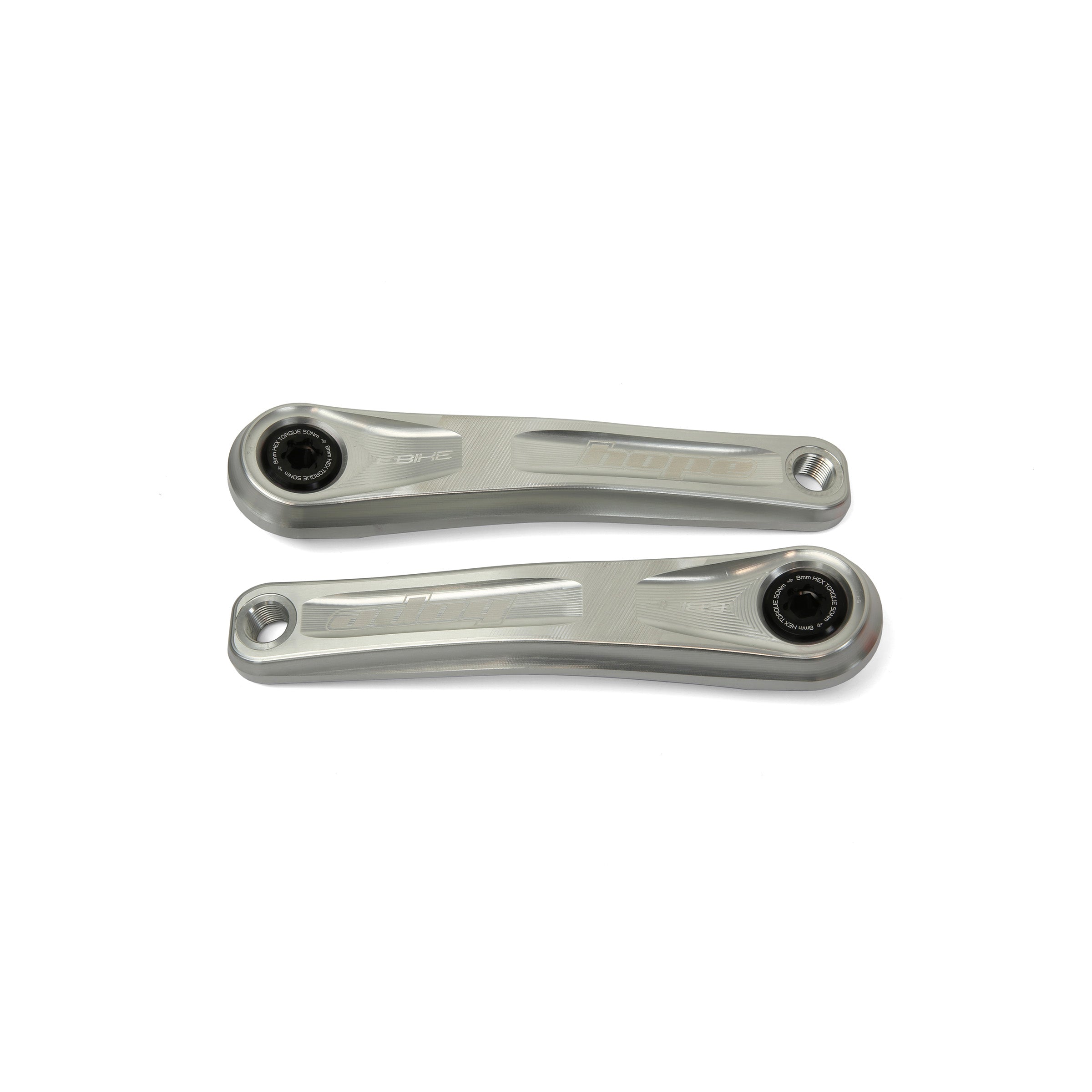 Hope E-Bike Crankset - Standard Offset in Silver at Tweed Valley Bikes