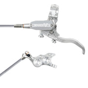 Hope Tech 4 EVO TR4 Brakes with Braided Hose in Silver/Silver at Tweed Valley Bikes