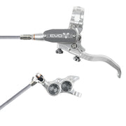 Hope Tech 4 EVO TR4 Brakes with Braided Hose in Silver/Smoke at Tweed Valley Bikes