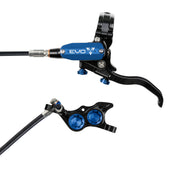 Hope Tech 4 EVO TR4 Brakes with Standard Hose in Black/Blue at Tweed Valley Bikes