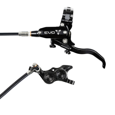 Hope Tech 4 EVO TR4 Brakes with Standard Hose in Black/Black at Tweed Valley Bikes
