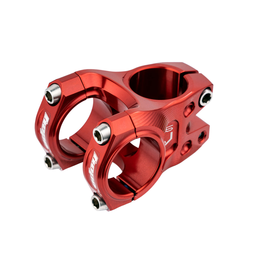 Hope Gravity Stem 35mm Bar Clamp in Red at Tweed Valley Bikes