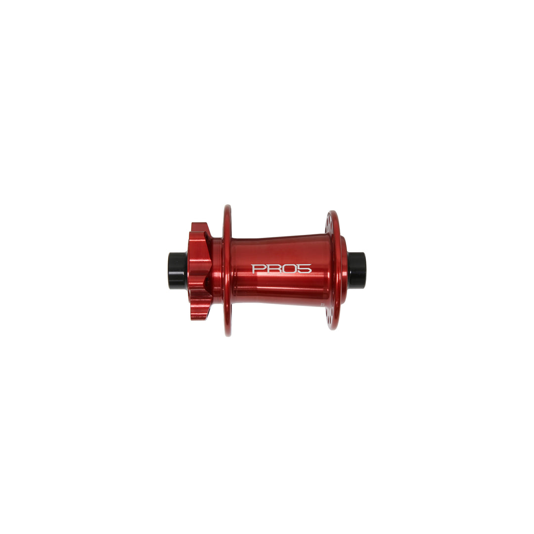 Hope Pro 5 Front Hub 6-Bolt  - 32 Hole in Red at Tweed Valley Bikes