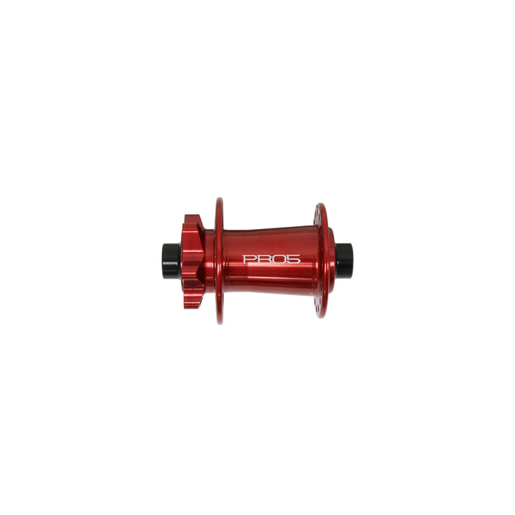 Hope Pro 5 Front Hub 6-Bolt  - 32 Hole in Red at Tweed Valley Bikes
