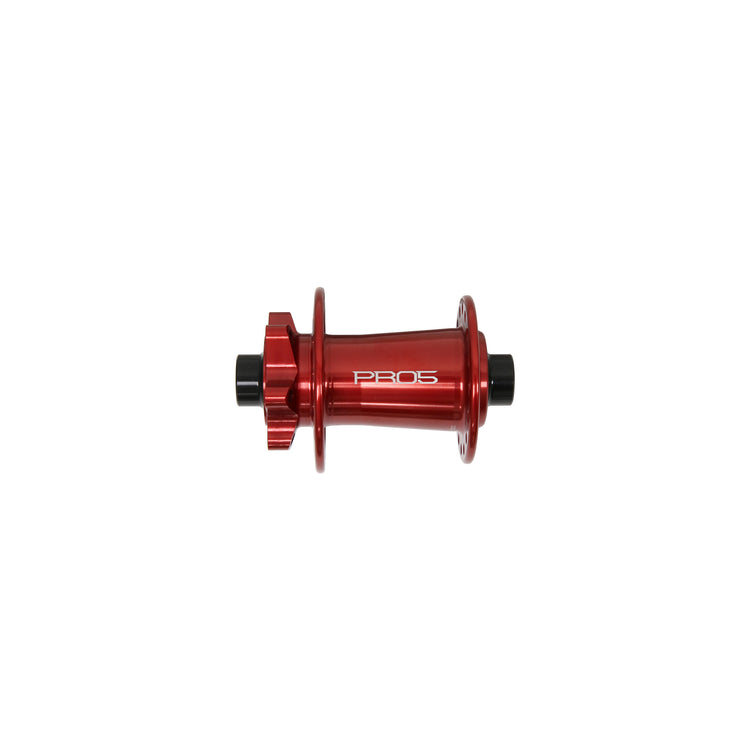 Hope Pro 5 Front Hub 6-Bolt - 36 Hole in Red at Tweed Valley Bikes