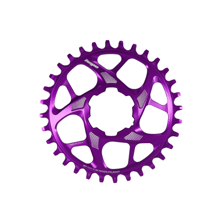 Hope R22 Spiderless Chainring - Boost in Purple at Tweed Valley Bikes