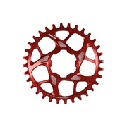 Hope R22 Spiderless Chainring - Boost in Red at Tweed Valley Bikes