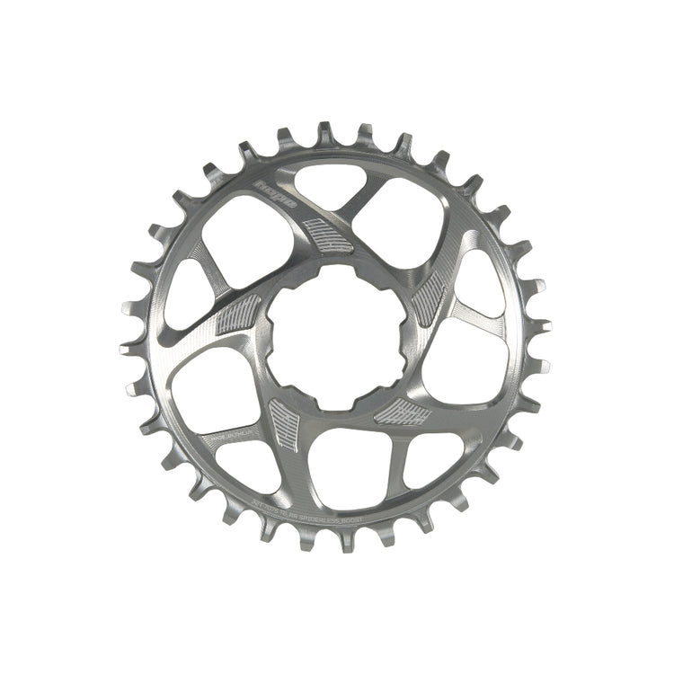 Hope R22 Spiderless Chainring - Boost in Silver at Tweed Valley Bikes