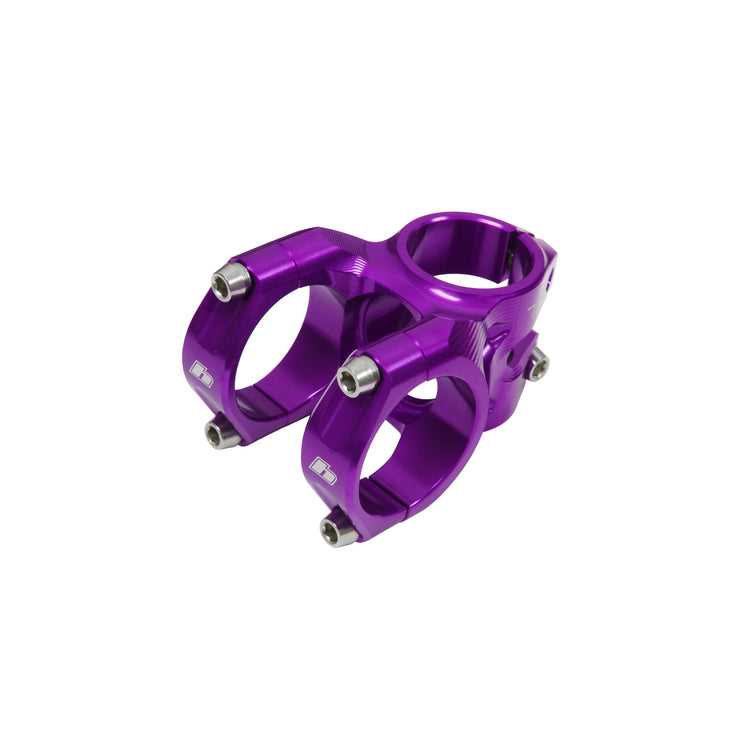 Hope Trail Stem 35mm Bar Clamp in Purple at Tweed Valley Bikes