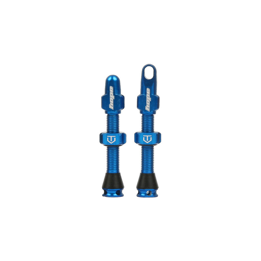 Hope Tubeless Valves in Blue at Tweed Valley Bikes
