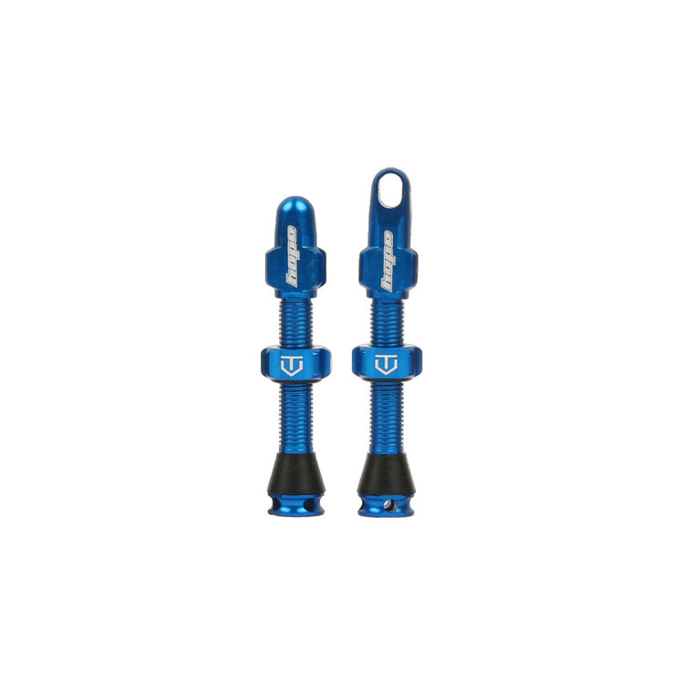 Hope Tubeless Valves in Blue at Tweed Valley Bikes