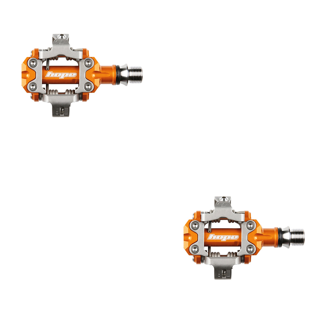 Hope Union RC Pedals in Orange at Tweed Valley Bikes