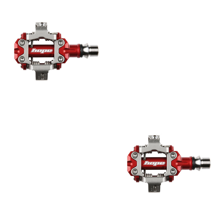 Hope Union RC Pedals in Red at Tweed Valley Bikes