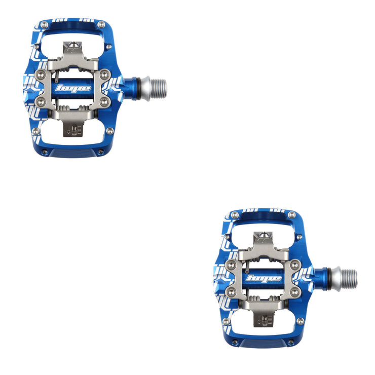 Hope Union Trail Pedals in Blue at Tweed Valley Bikes