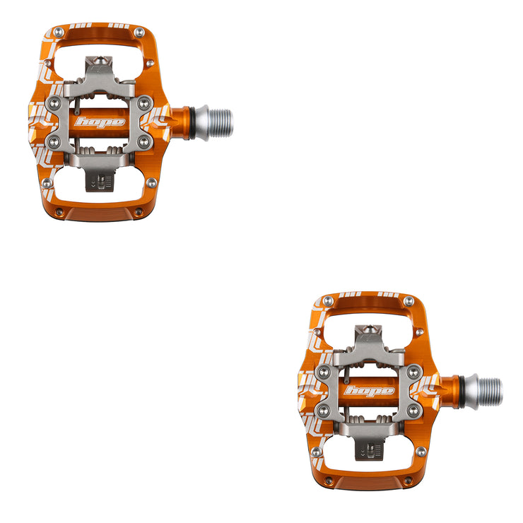 Hope Union Trail Pedals in Orange at Tweed Valley Bikes