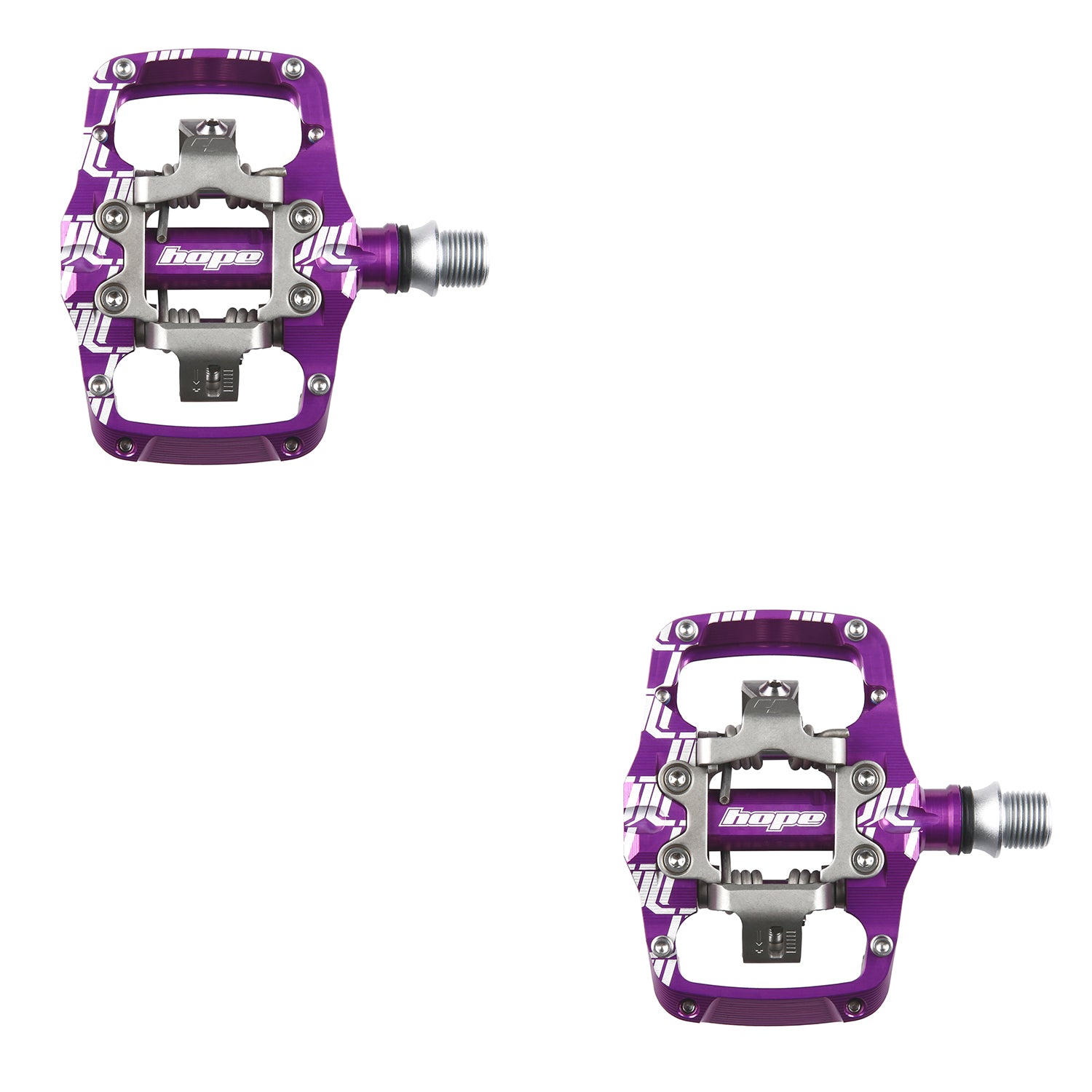 Hope Union Trail Pedals in Purple at Tweed Valley Bikes
