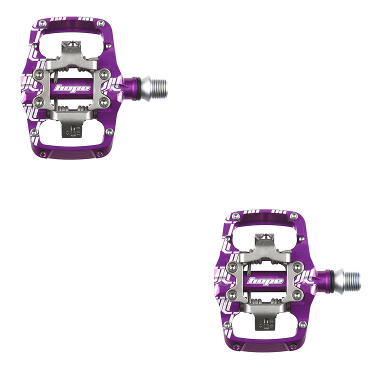 Hope Union Trail Pedals in Purple at Tweed Valley Bikes