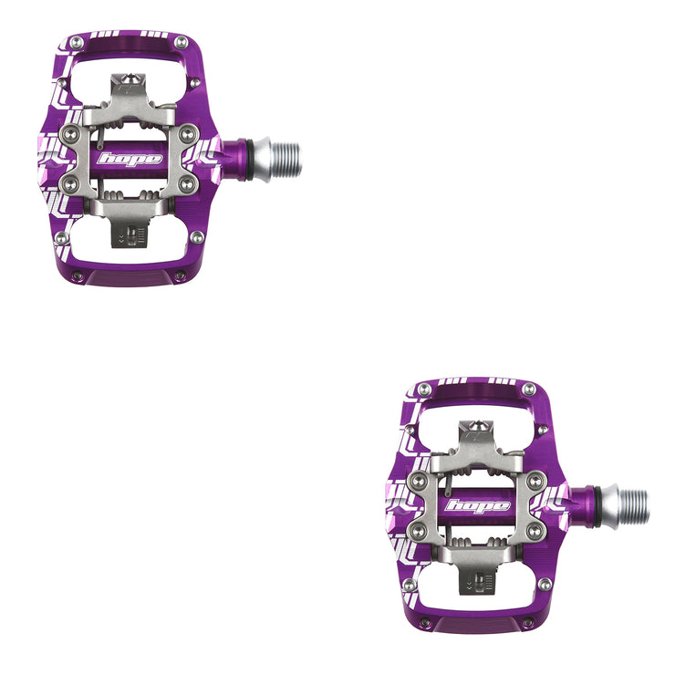 Hope Union Trail Pedals in Purple at Tweed Valley Bikes