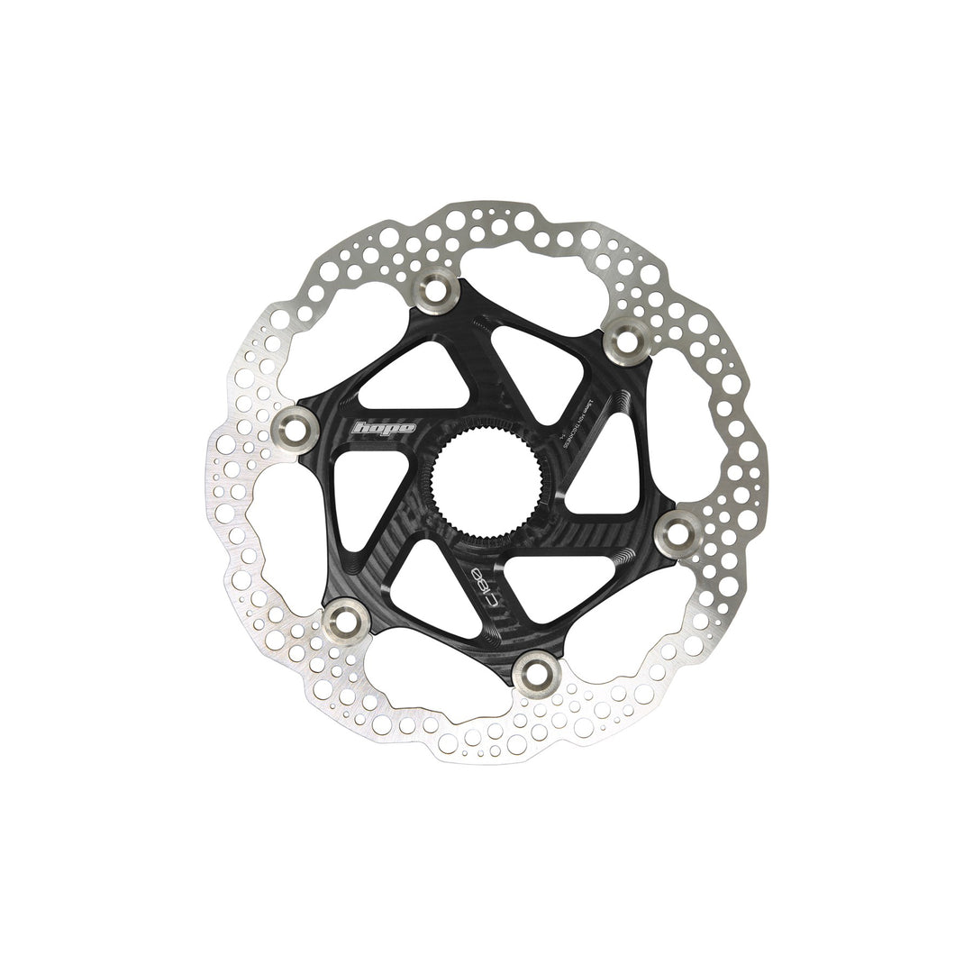 Hope Centrelock Universal Floating Disc in Black