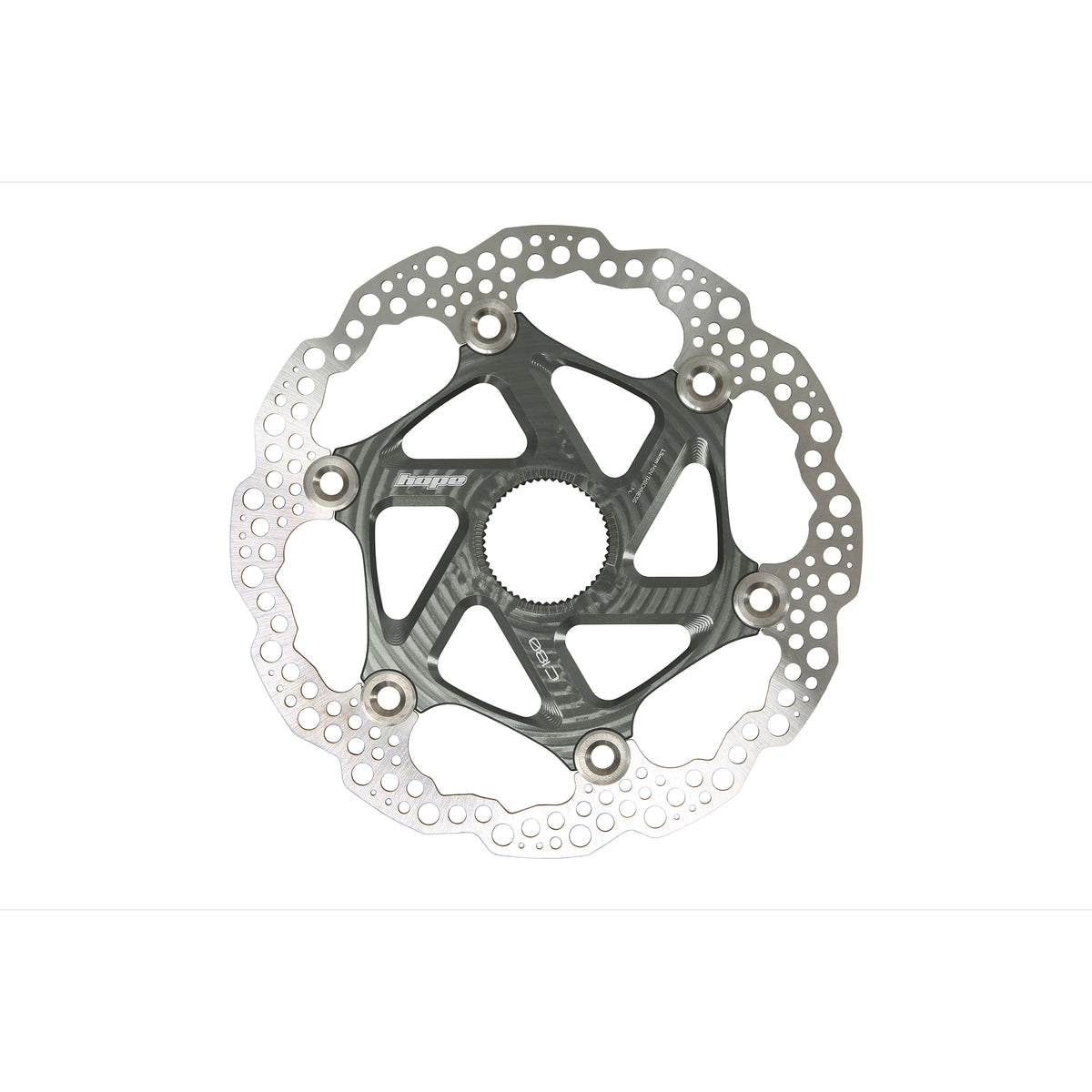 Hope Centrelock Universal Floating Disc in Smoke